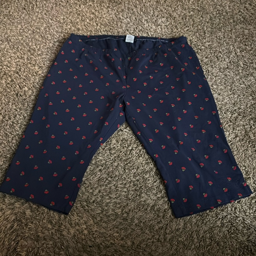 Knit capri leggings